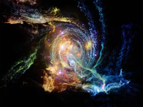 Elementos Série Cosmos Arranjo Espaço Estrelas Sobre Tema Matemática Ciência — Fotografia de Stock