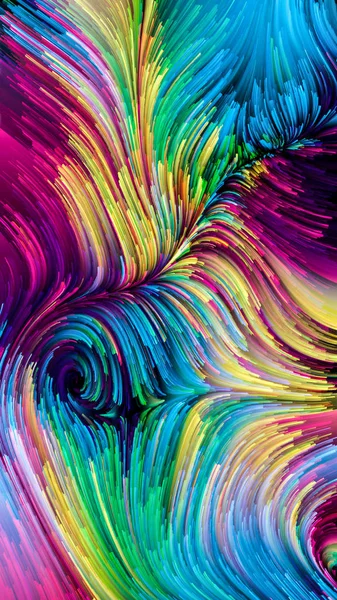 Колір Серії Русі Композиція Рідкого Візерунка Фарби Тему Дизайну Творчості — стокове фото
