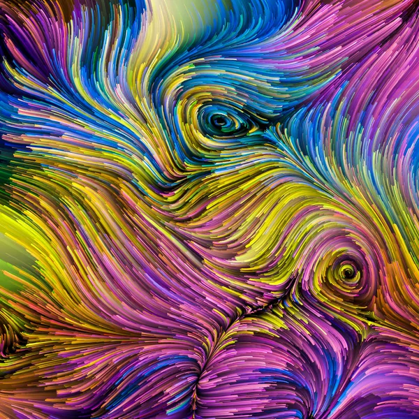 Serie Color Movimiento Abstracción Artística Compuesta Por Patrón Pintura Flujo — Foto de Stock