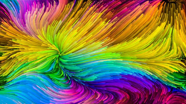 Color Motion Series Backdrop Flowing Paint Pattern Subject Design Creativity — Stock Photo, Image