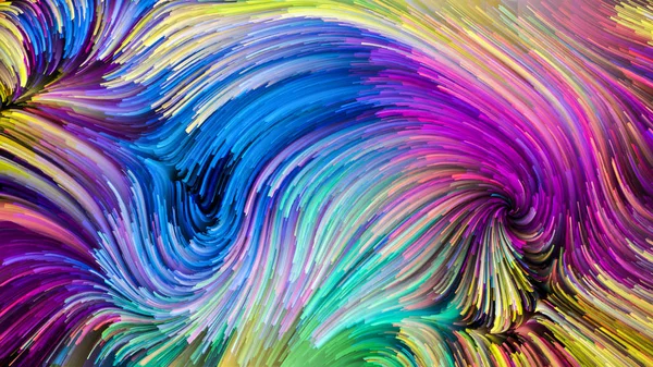 Color Motion Series Abstract Composition Liquid Paint Pattern Suitable Projects — Stock Photo, Image