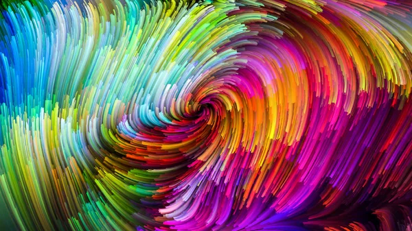 Серия Color Motion Визуально Приятная Композиция Жидкой Краски Работ Дизайну — стоковое фото