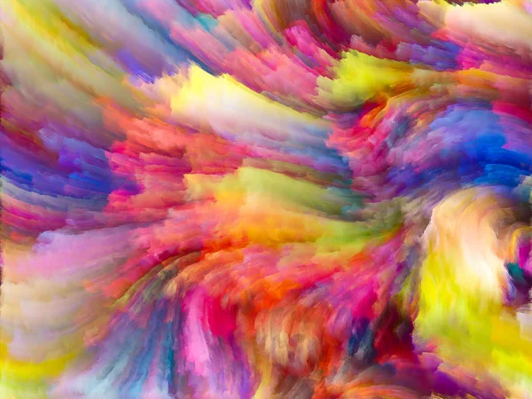 Color Texture Series Arrangement Digital Paint Fractal Clouds Subject Dynamic — Stock Photo, Image
