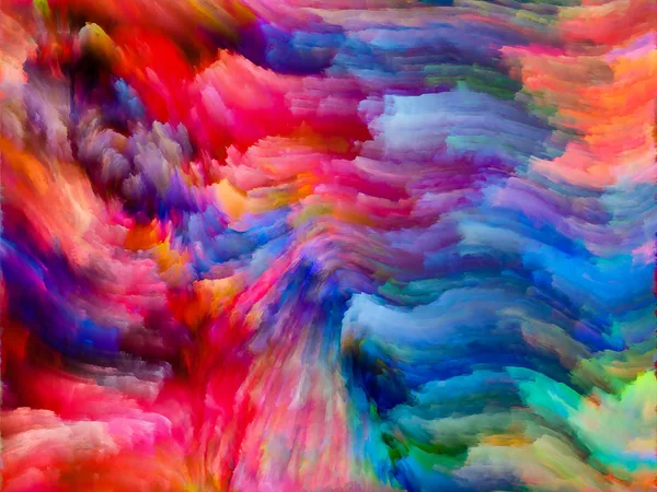 Color Texture Series Arrangement Digital Paint Fractal Clouds Subject Dynamic — Stock Photo, Image