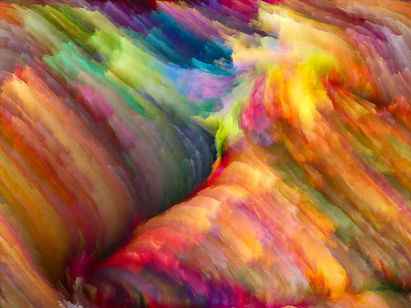 Serie Color Texture Interazione Vernice Digitale Nuvole Frattali Sul Tema — Foto Stock