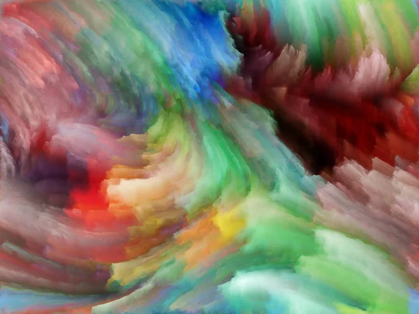 カラー テクスチャ シリーズ 動的な背景と次元背景の主題のデジタル ペイントとフラクタル雲の背景 — ストック写真