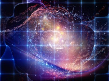 Matematik evren serisi. Basamak ve matematik, bilim, eğitim ve modern teknoloji projeleri için alan unsurları