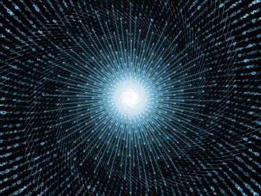 Çizgiler ve basamak serisi. Açık mavi renkli numaraları ve okları bilim ve teknoloji konusunda giderek kalıplarının