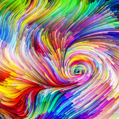 Hareket içinde renk serisi. Akan boya desen tasarım, yaratıcılık ve hayal gücü ekranlar ve mobil cihazlar için duvar kağıdı olarak kullanmak için projeler için bileşimi