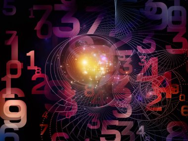 Matematik gerçeklik serisi. Sayılar, ışıklar ve Fraktal desenleri konu, matematik, eğitim ve bilim