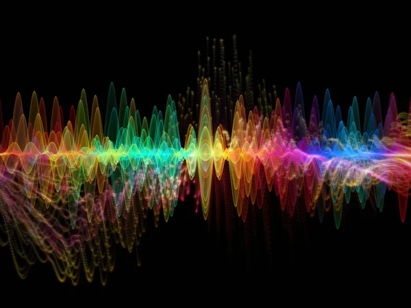 웨이브 시리즈 프랙털의 스펙트럼 — 스톡 사진