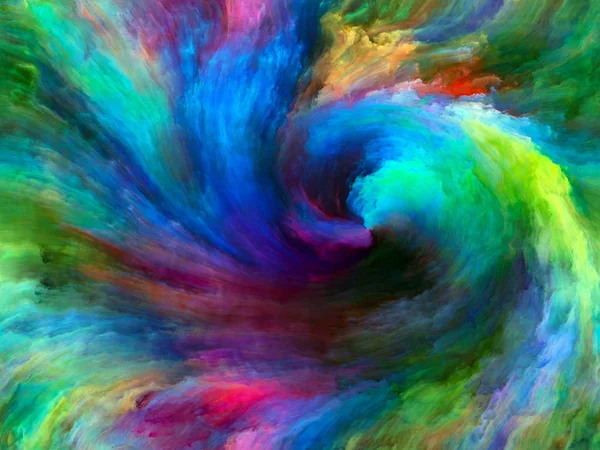 Vortex Twist Swirl Series Background Composition Color Movement Canvas Subject — Stock Photo, Image