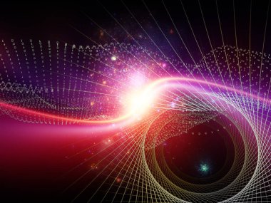 Numara serileri teknoloji. Basamak, Izgaralar ve teknoloji, bilim ve bilgisayar bilgi dünyasına konusu ışıkları sanatsal soyutlama oluşan