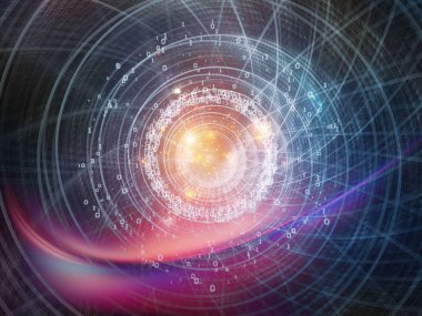 Numara serileri teknoloji. Basamak, Izgaralar ve teknoloji, bilim ve bilgisayar bilgi dünyasına konusu ışıkları arka plan kompozisyonu