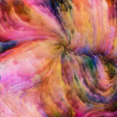 Hareket içinde renk serisi. Akan boya desen tasarım, yaratıcılık ve hayal gücü ekranlar ve mobil cihazlar için duvar kağıdı olarak kullanmak için bu konuda zemin