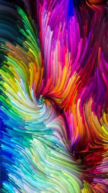 Color In Motion serisi. Sıvı boya deseninden oluşan arkaplan tasarım, yaratıcılık ve hayal gücü projelerinde ekran ve cihazlar için duvar kağıdı olarak kullanılmak üzere uygun