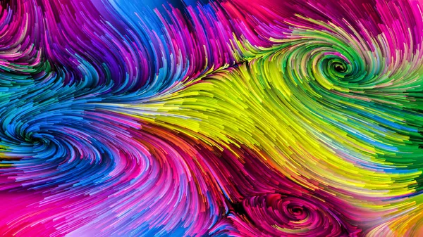 Kolor Ruchu Serii Kreatywne Ułożenie Płynnego Wzoru Farby Jako Metafory — Zdjęcie stockowe