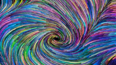 Hareket içinde renk serisi. Akan boya desen tasarım, yaratıcılık ve hayal gücü ekranlar ve mobil cihazlar için duvar kağıdı olarak kullanmak üzere konuyla ilgili kompozisyon