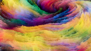 Hareket içinde renk serisi. Soyut tasarım akan boya desen tasarım, yaratıcılık ve hayal gücü ekranlar ve mobil cihazlar için duvar kağıdı olarak kullanmak için bu konuda yapılmış