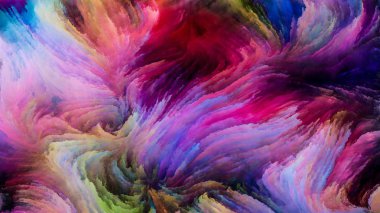 Hareket içinde renk serisi. Arka plan tasarım akan boya desen tasarım, yaratıcılık ve hayal gücü ekranlar ve mobil cihazlar için duvar kağıdı olarak kullanmak için bu konuda