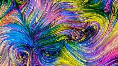 Hareket içinde renk serisi. Akan boya desen tasarım, yaratıcılık ve hayal gücü ekranlar ve mobil cihazlar için duvar kağıdı olarak kullanmak için bu konuda etkileşimi