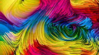 Drama renkler Serisi. Tasarım, yaratıcılık ve hayal gücü konusunda sanal tuval zemin