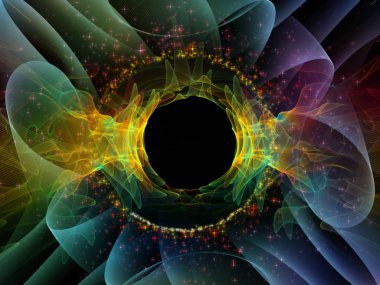 Dalga fonksiyonu serisi. Renkli sinüs titreşimlerin tasarlamak zemin, ışık ve fraktal elemanları inşaat üstünde ses ekolayzer, için müzik spektrum ve kuantum olasılık