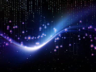 Kuralına göre serisi tasarım. Basamak ve bilim, bilgi teknoloji ve matematik konusunda soyut öğeler