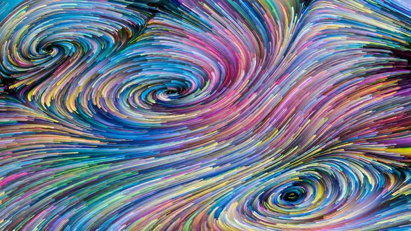 Serie Color Movimiento Composición Del Patrón Pintura Flujo Adecuado Como —  Fotos de Stock