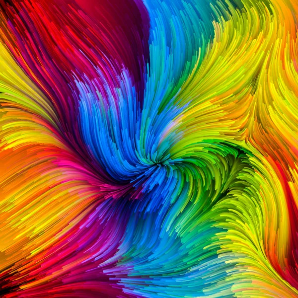 Колір Серії Русі Взаємодія Рідкого Візерунка Фарби Тему Дизайну Творчості — стокове фото
