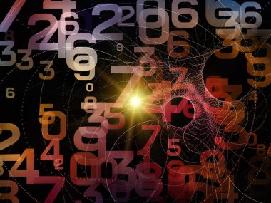 Gerçeklik Matematiği serisi. Matematik, eğitim ve bilim konularındaki sayıların, ışıkların ve fraktal örneklerin bileşimi