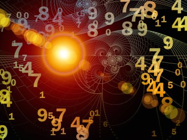 Matematik gerçeklik serisi. Sayılar, ışıklar ve Fraktal desenleri konu, matematik, eğitim ve bilim