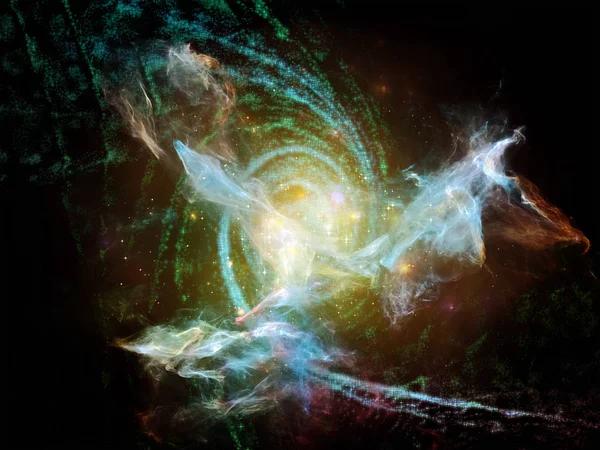 Elementos Série Cosmos Design Composto Por Espaço Estrelas Como Metáfora — Fotografia de Stock