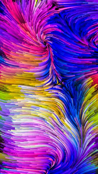 Serie Color Movimiento Fondo Compuesto Por Patrón Pintura Flujo Adecuado — Foto de Stock