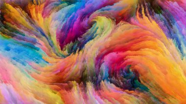 Hareket içinde renk serisi. Tasarım, yaratıcılık ve hayal gücü ekranlar ve mobil cihazlar için duvar kağıdı olarak kullanmak için akan boya desen projeler için soyut kompozisyon ile ilgili