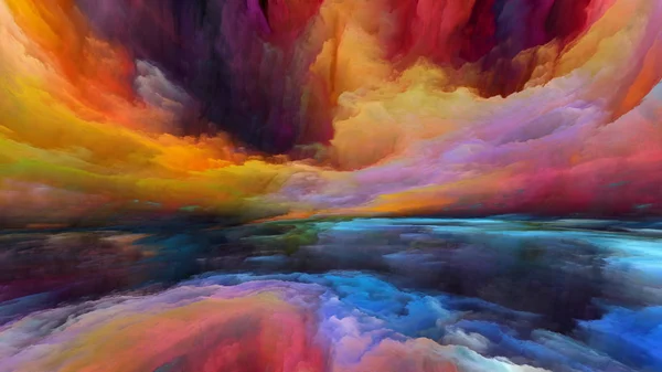 Serie Inner World Composición Colores Digitales Sobre Tema Universo Naturaleza —  Fotos de Stock