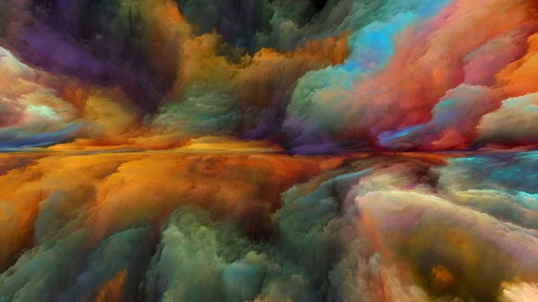 Serie Dream Land Composizione Grafica Colori Digitali Soggetto Universo Natura — Foto Stock
