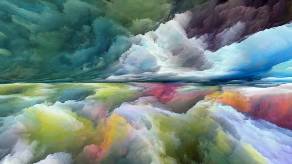 Traumland Serie Künstlerische Abstraktion Bestehend Aus Digitalen Farben Zum Thema — Stockfoto