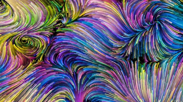 Kleur Motion Serie Samenspel Van Vloeibare Verf Patroon Het Onderwerp — Stockfoto
