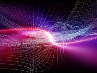 Numara serileri teknoloji. Basamak, Izgaralar ve teknoloji, bilim ve bilgisayar bilgi dünyasına konusu ışıkları sanatsal soyutlama oluşan