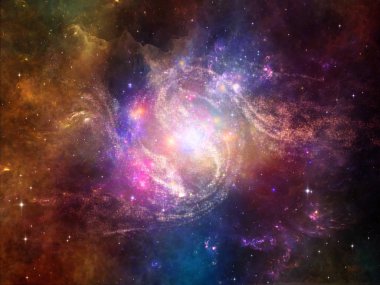 Cosmos dizi elemanları. Arka plan tasarım alanı ve yıldız matematik, bilim, eğitim ve modern teknoloji konusunda