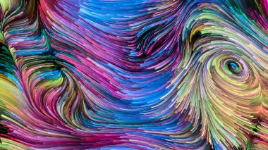 Hareket içinde renk serisi. Akan boya desen tasarım, yaratıcılık ve hayal gücü ekranlar ve mobil cihazlar için duvar kağıdı olarak kullanmak için konu için yaratıcı düzenleme