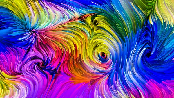 Série Color Motion Interaction Motif Peinture Liquide Sur Sujet Conception — Photo