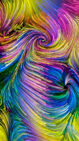 Hareket içinde renk serisi. Akan boya desen tasarım, yaratıcılık ve hayal gücü ekranlar ve mobil cihazlar için duvar kağıdı olarak kullanmak üzere konuyla ilgili kompozisyon