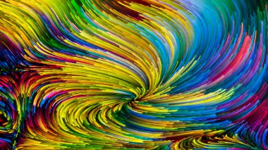 Hareket içinde renk serisi. Akan boya desen tasarım, yaratıcılık ve hayal gücü ekranlar ve mobil cihazlar için duvar kağıdı olarak kullanmak için projelerde için uygun bir zemin olarak kompozisyonu