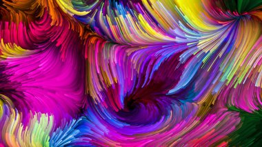 Hareket içinde renk serisi. Görsel olarak çekici zemin akan boya desen tasarım, yaratıcılık ve hayal gücü ekranlar ve mobil cihazlar için duvar kağıdı olarak kullanmak için düzenleri için yapılmış