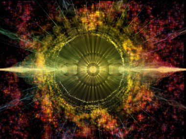 Dalga fonksiyonu serisi. Renkli sinüs titreşimler kompozisyon, ışık ve fraktal öğeleri için ses ekolayzer, projelerde müzik spektrum ve kuantum olasılık