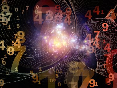 Matematik gerçeklik serisi. Sayılar, ışıklar ve Fraktal desenleri konu, matematik, eğitim ve bilim