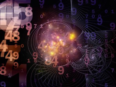 Matematik gerçeklik serisi. Sayılar, ışıklar ve Fraktal desenleri konu, matematik, eğitim ve bilim