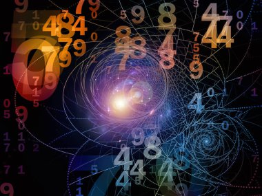 Math of Reality series. Interplay of numbers, lights and fractal patterns on the subject of mathematics, education and science